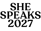 She Speaks 2026 Logo